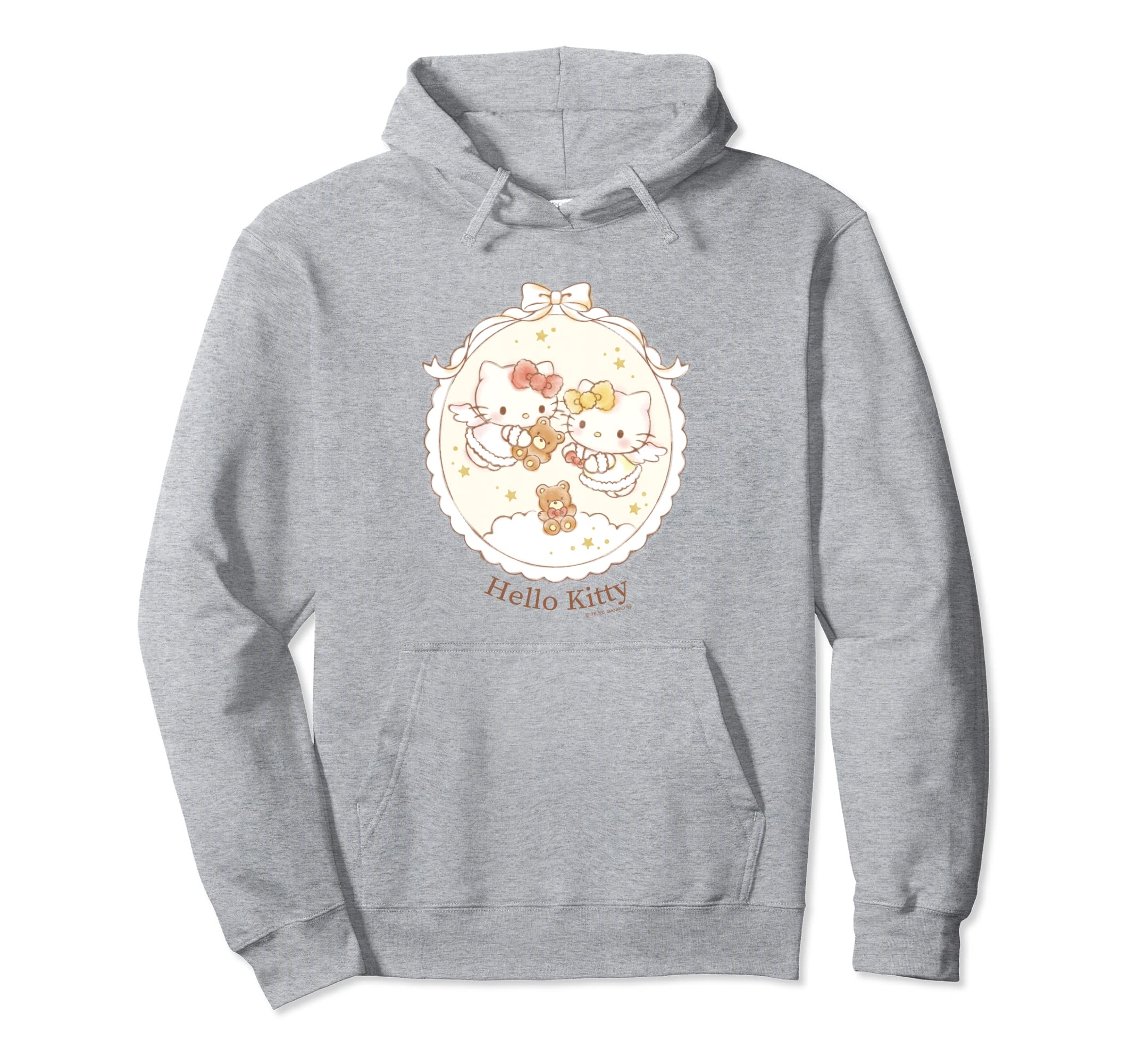 

Эксклюзивный дизайн Amazon Hello Kitty Angel с капюшоном серый