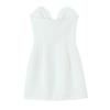 Spring 2025 Women's Backless V-Neck Dress: Sexy, Simple, Waist-Cinching Short Fashion.