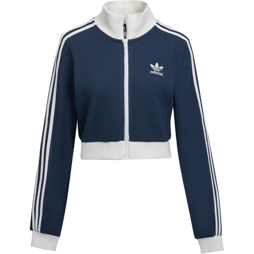 Adidas Originals Track Top Crop Vintage Logo Slim Fit Langarmjacke Damenjacke KC2646