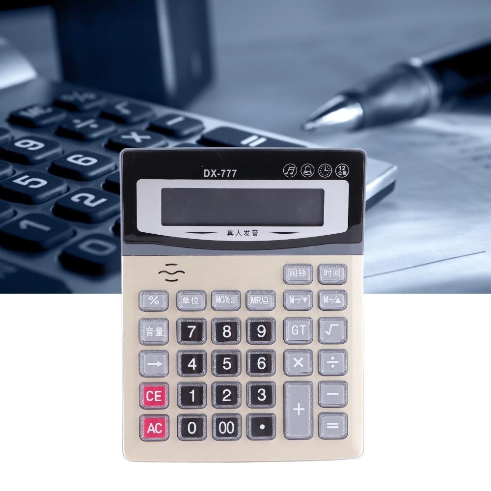 Clear Display Desk Calculator Large Standard Calculator Durable Function Calculator  Home