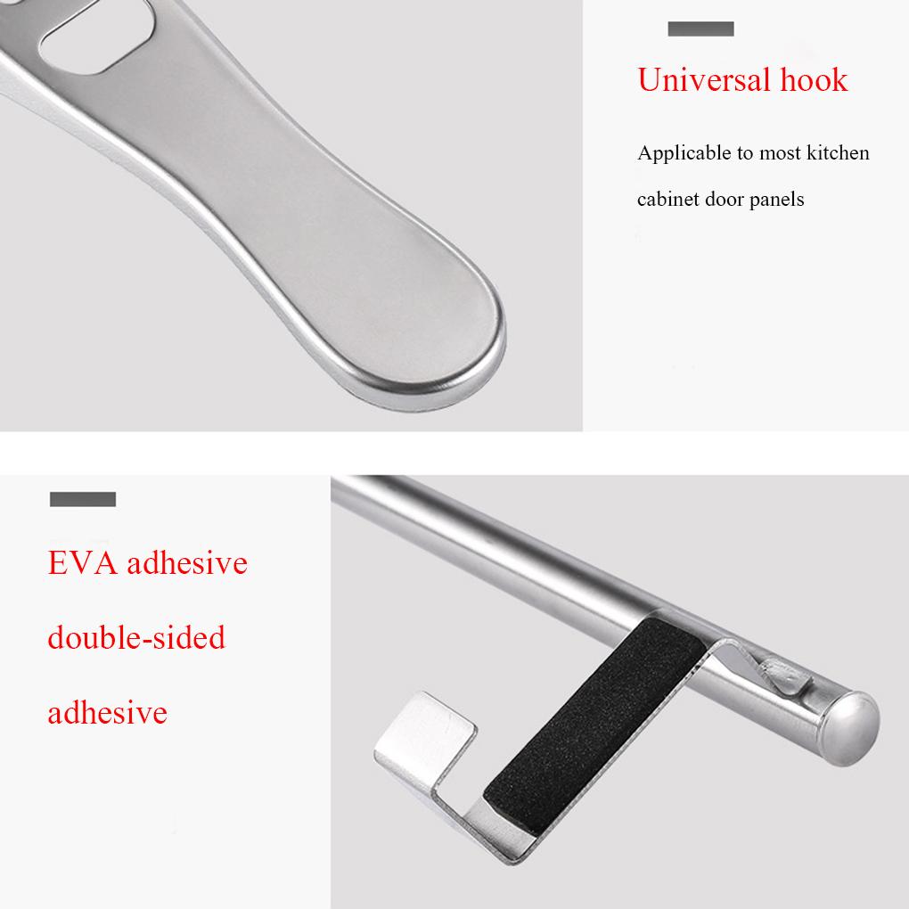 Towel Hanger Over Door Stainless Steel Decorative Coat Holder Ple Style Storage Rack Household Supplies for Bathroom Home