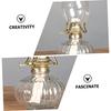NUOBESTY Kerosene Lamp Burner Replacement Set of 3 with Wick, Retro Oil Lamp Parts, Antique Lantern Wick Burner, Metal Adjuster, Repair Parts, Interio