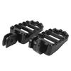 1 Pair of Front Foot Pegs Aluminum Anti Slip Motorcycle Front Footrest Pedal Set for Motorbike