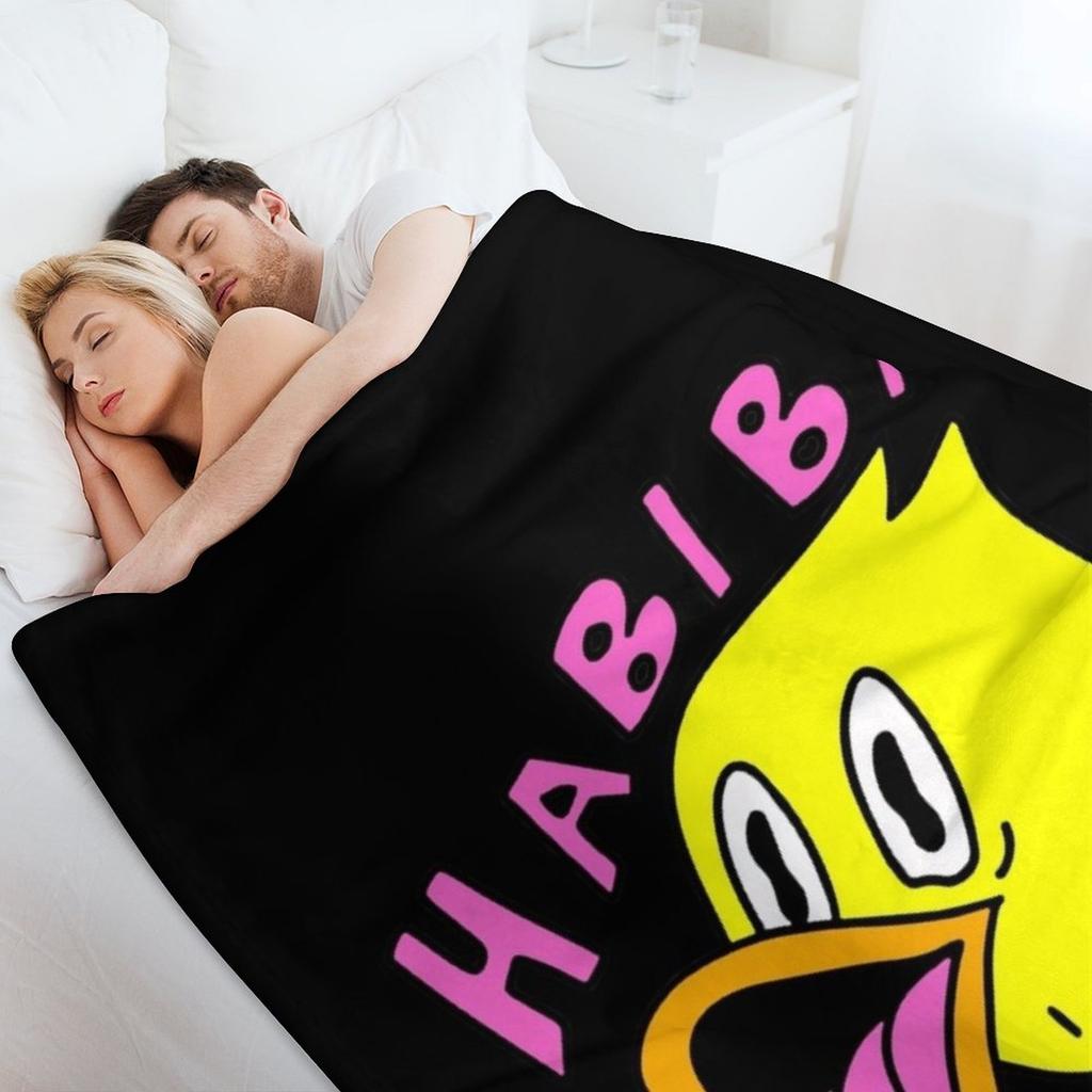 Quackity Merch Quackity Habibi Duck Gifts For Fans, For Men and Women, Gift Valentine's Day Throw Blanket blankets ands Blankets