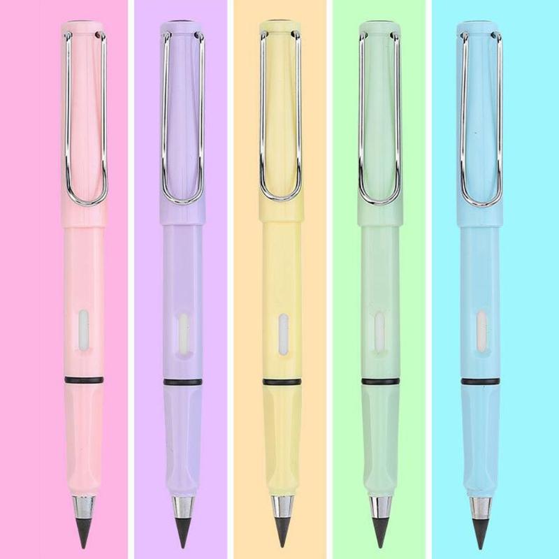 Portable Erasable Inkless Pencil Refillable Inkless Pencil Unique Screw Interface Design Detachable Pen Nib for Children