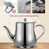 Stainless Steel Lubricator with Filter Screen Oil Strainer Pot Olive Oil Dispenser With Dust Proof