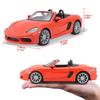 Bburago 1/24 Scale Porsche 718 Boxster Orange / Diecast Model Car, Finished Product, 18-21087 OG