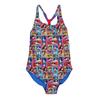 Girls Wonder Woman Racerback One Piece Swimsuit