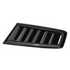 1 Pair Universal ABS Plastic RS Style Glossy Black Bonnet Vents With Free Tape