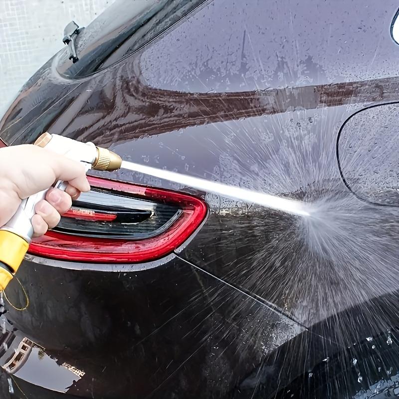 1PC High-pressure Water Gun Car Washing Gardening Watering - Frosted Electroplating Surface Treatment Car Cleaning Tool