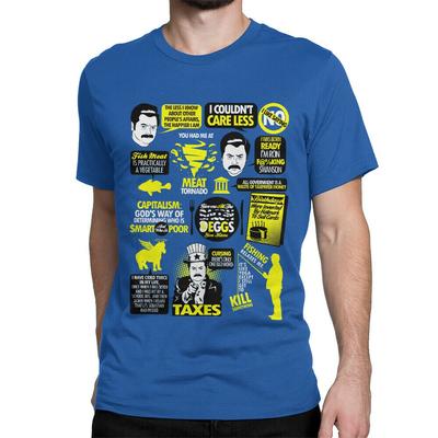 Koszulka unisex „Parki i rekreacja” Tv Ron Swanson Koszulka z cytatem