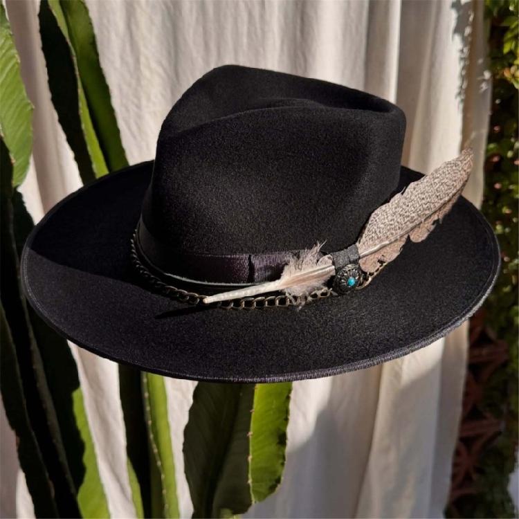 Gentleman Adult Hat Minimalists Breathable Hat Steams Punk Hat Autumn Winter for Social Gatherings