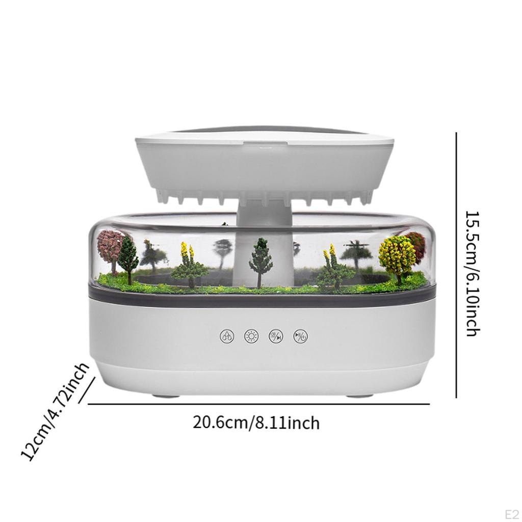 Decor umidificator de aer cu picături de ploaie difuzor de uleiuri esențiale pentru dormitor sufragerie