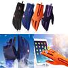 Versatile Black Waterproof And Windproof Touch Screen Gloves For Outdoor Sports