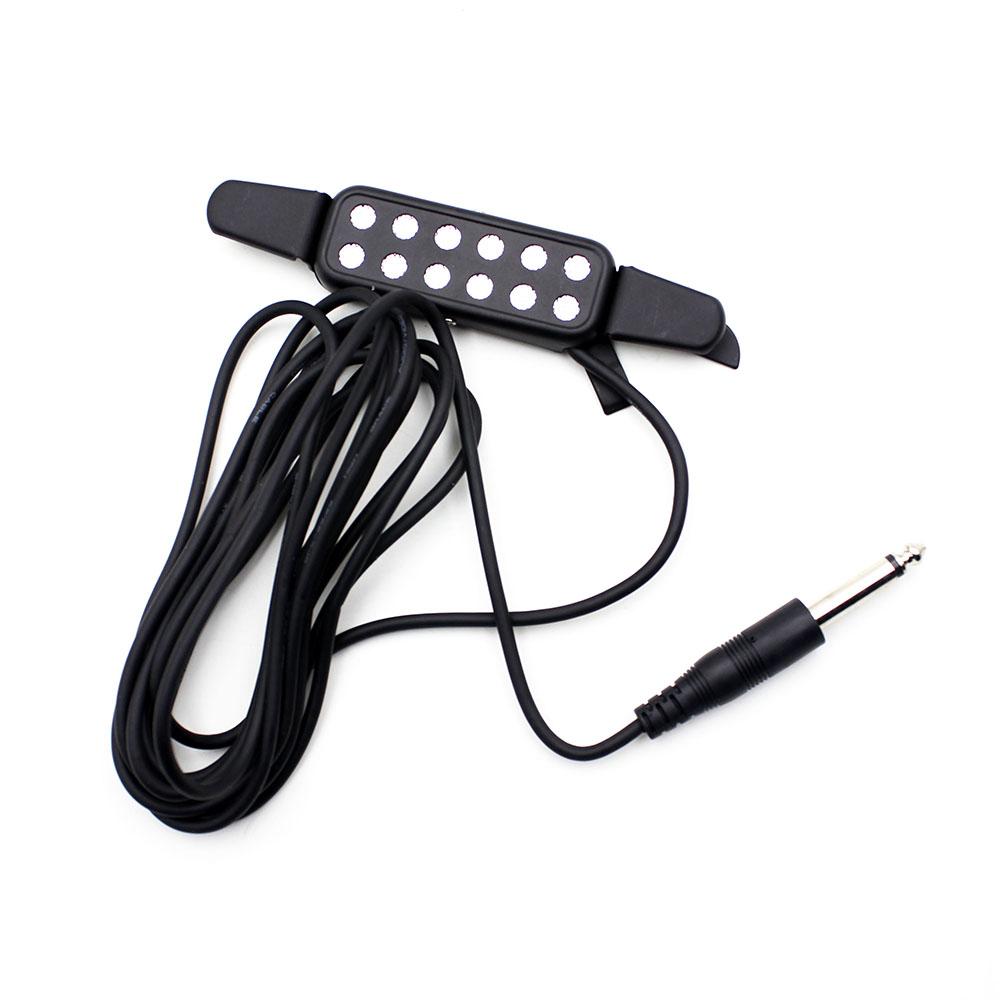 Acoustic Guitar Pickup Under-Saddle Sound Hole Pickup Wide Frequency Response Ultra-Low Noise Guitar Accessories