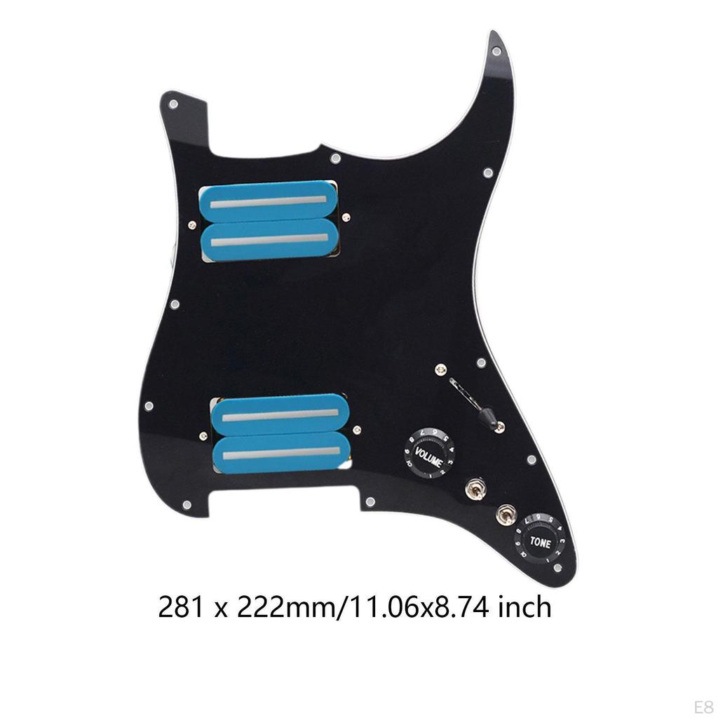 Electric Guitar Pickguard Pickup Pre-Wired Assembly Wiring Loaded for ST