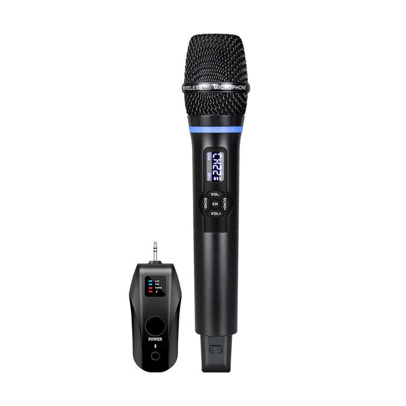 N27 Wireless Bluetooth Microphone for Home KTV with Reverb and Treble/Bass Control