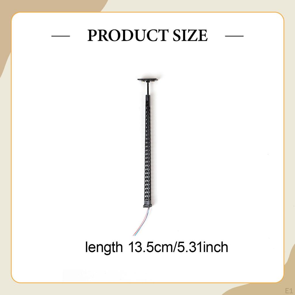 5 LED Streetlights in 1:87 Scale for Micro Landscapes, DIY Model Railway Street Lighting