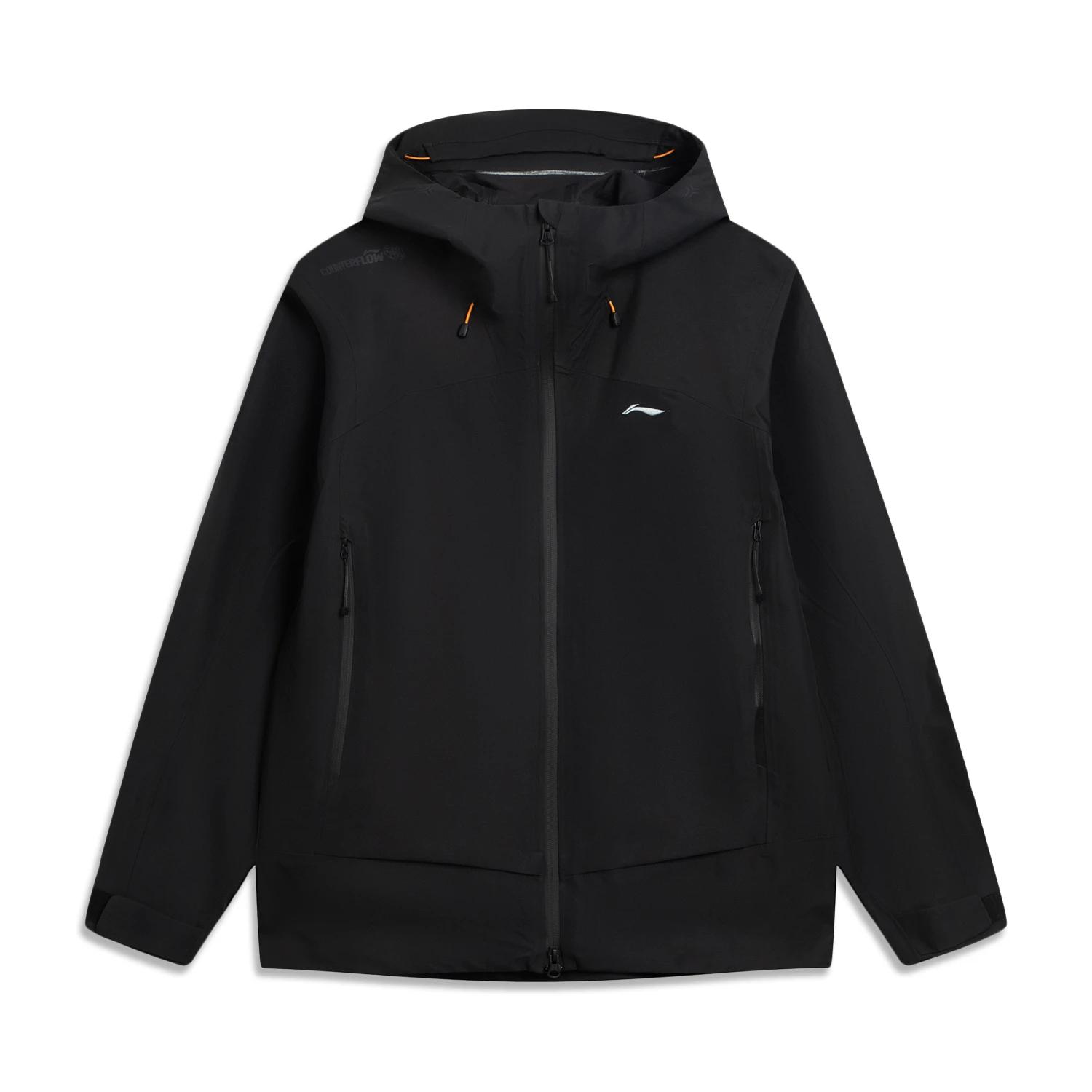 

Li Ning Серия для улицы Толстовка с капюшоном на молнии Однотонный ветрозащитный плащ Унисекс Верхняя одежда AEMV023-4 3XL