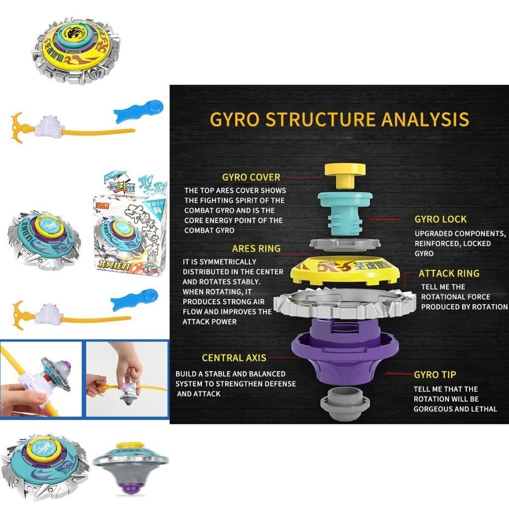 Entusiasmante Set di Giocattoli Beyblade Burst con Lanciatori per Battaglie Epiche e Divertimento Multi-giocatore