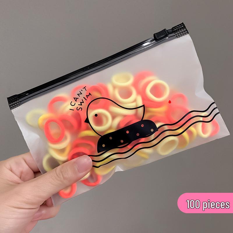 Nahtlose Haargummis im koreanischen Stil für Mädchen - Elastische Haarbänder und Kopfschmuck für Kinder