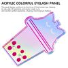 Acrylic Eyelash Pallet Eyelash Extension Pallet False Lashes Tray Strips for Eyelash Extensions Professional Eyelash Aid