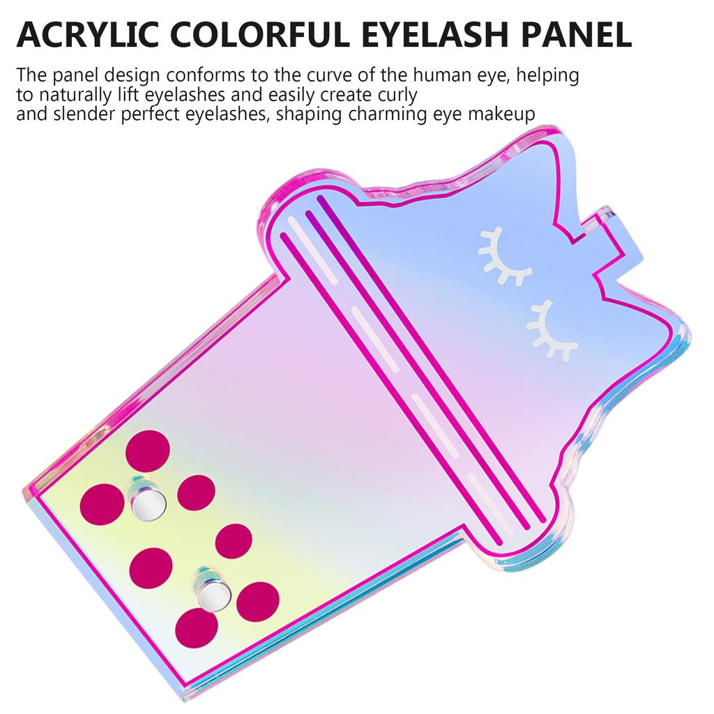 Acrylic Eyelash Pallet Eyelash Extension Pallet False Lashes Tray Strips for Eyelash Extensions Professional Eyelash Aid