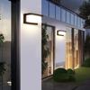 LED Wall Light with Motion Sensor AC85-265V IP65 Waterproof Exterior Lamp for Porch Balcony Garden Courtyard Stair Lighting