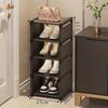 Fashion Wall Corner Shoes Shelf Adjustable Shoe Cabinet Multiple Layers Shoe Rack  Living Room