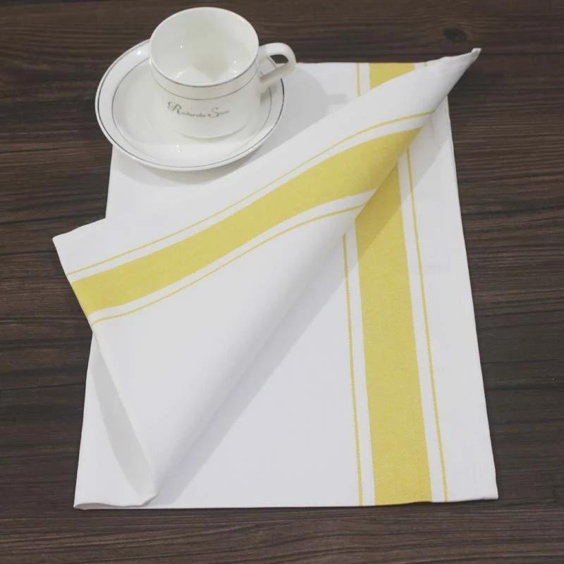 1Pc Cotton Table Napkin Dinner Wine Glass Towel Home Kitchen Hotel Wedding Party Cleaning Cloth