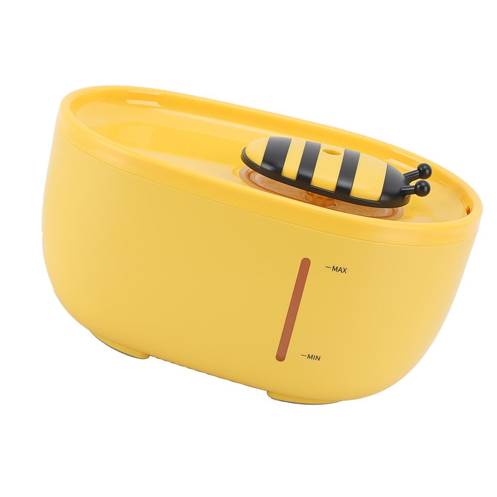 Pet Water Fountain Quiet Automatic Circulation Filtering Cute Cat Dog Water Dispenser for Small Medium Pets 2L