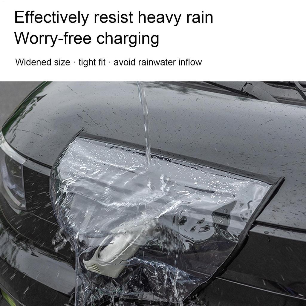EV-Ladegerät Steckerabdeckung UniversalOutdoor Regenschutz Elektroauto Energiefahrzeuge Zubehör Staubdicht Allwetter Prote