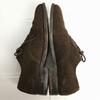 1970s-80s Vintage YANKO Suede Leather Plain Toe Shoes Brown Size 6EE 24.5 Men's(USED)