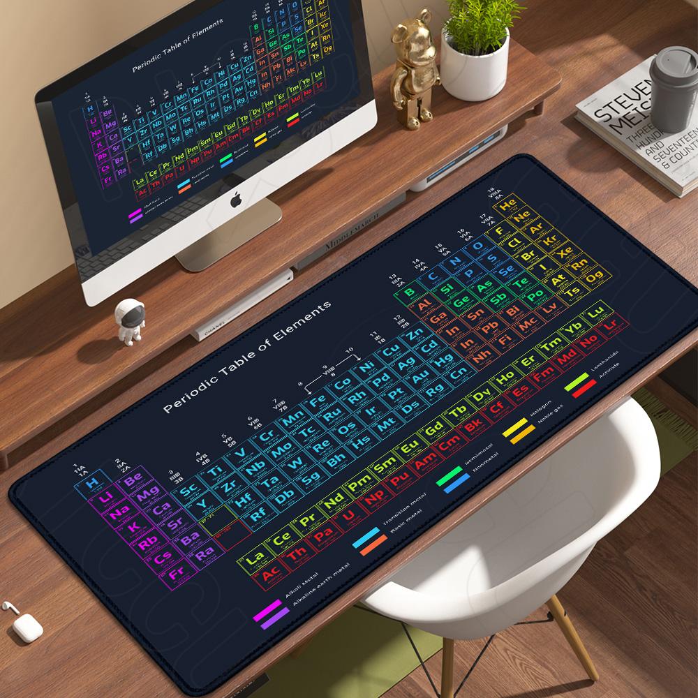 Periodic Table Of Elements auxiliary learning Mouse Pad Gaming Keyboard Office Computer Mausepad Gamer PC Accessiores Desk Mat