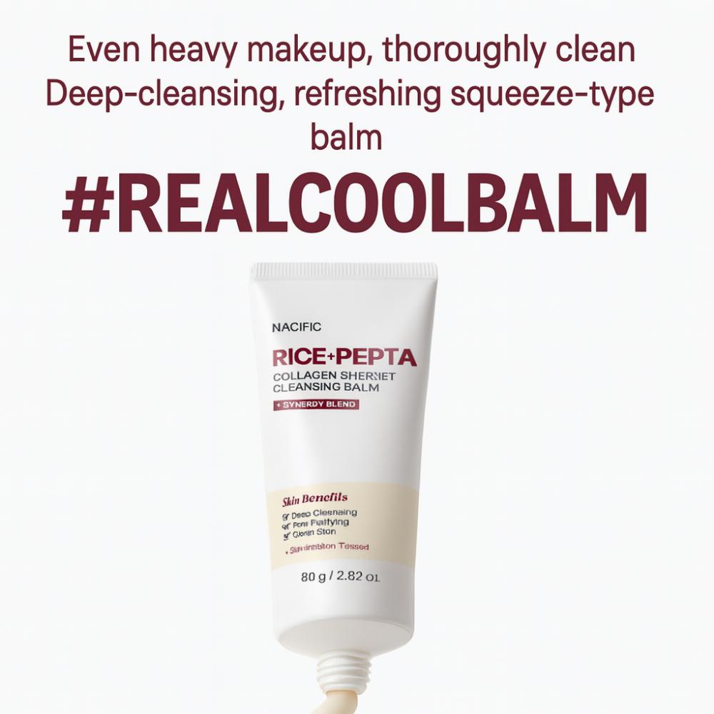 

NACIFIC Рисовий Пепта Колаген Сорбет Очисний Бальзам (80г)