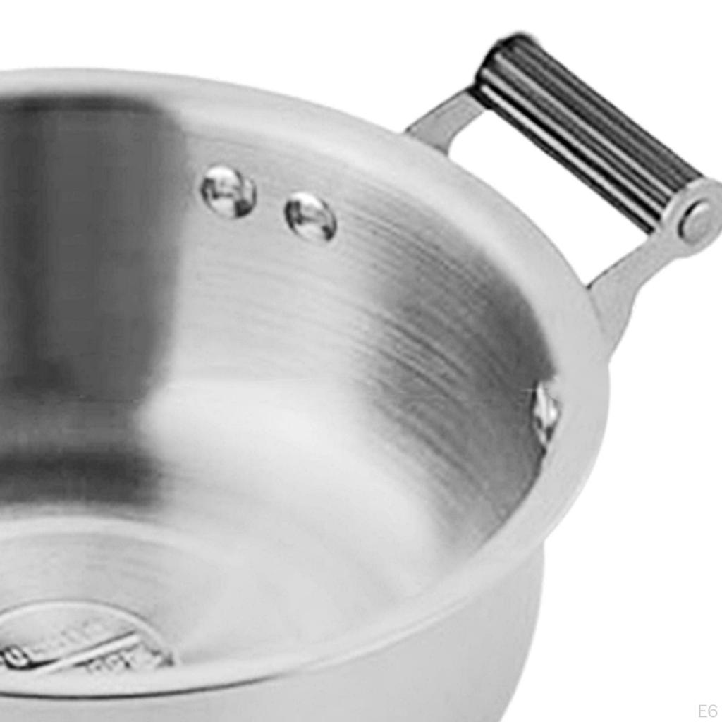 Korean Ramen Cooking Pot for Stovetop Use with Double Handles
