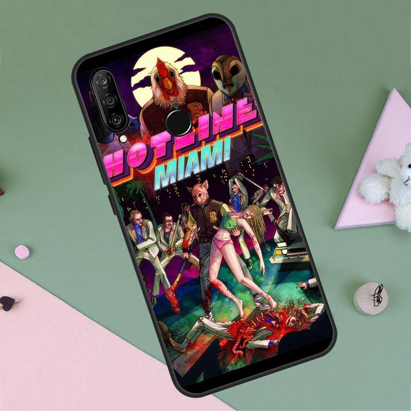 Game Hotline Miami For Huawei Nova 12i 12s 11i 8i 7i 9 10 SE Y90 Y60 Y70 Y72 Y61 Y91 P30 P40 Lite P60 Pro Case