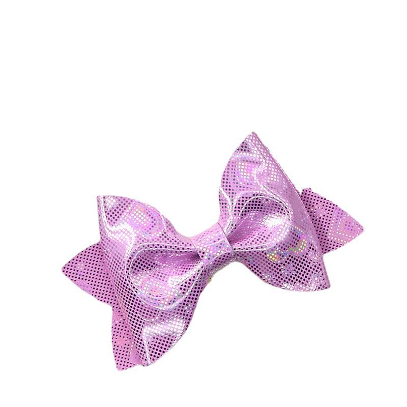 Shiny Korean-Style Sequin Bow Tie Hair Clip for Baby Girls – Bag and Luggage Accessory