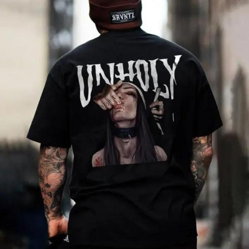 Sucking Finger Nun Hoodie Funny Horror Choked Up Unholy Nun Satan Gothic Sweatshirt Nun Hoodie Y2K Summer Oversized
