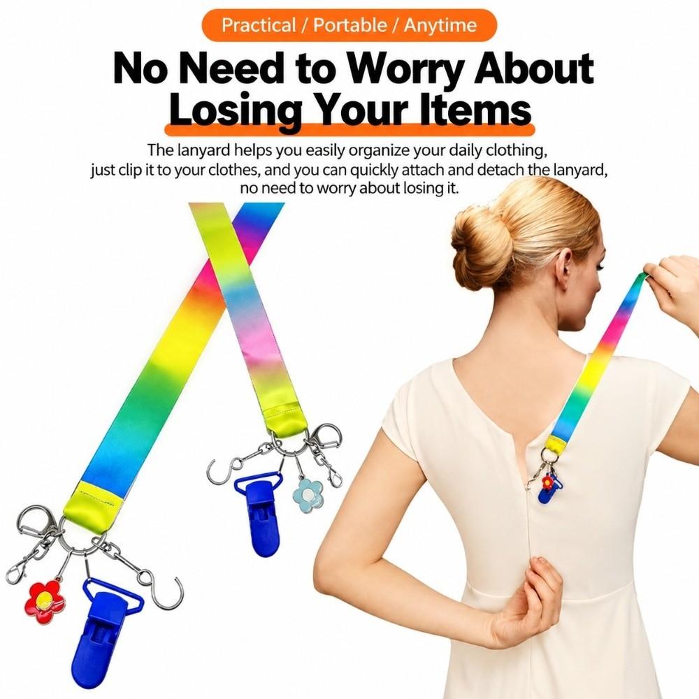 Metal Hook Zipper Pull Helper Adjust Strap Back Zipper Puller Back Dress Zipper