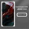Fashionable and beautiful tempered glass phone case suitable for Samsung Galaxy S26 S25 S24 S23 S22 S20 FE Ultra Plus anti drop