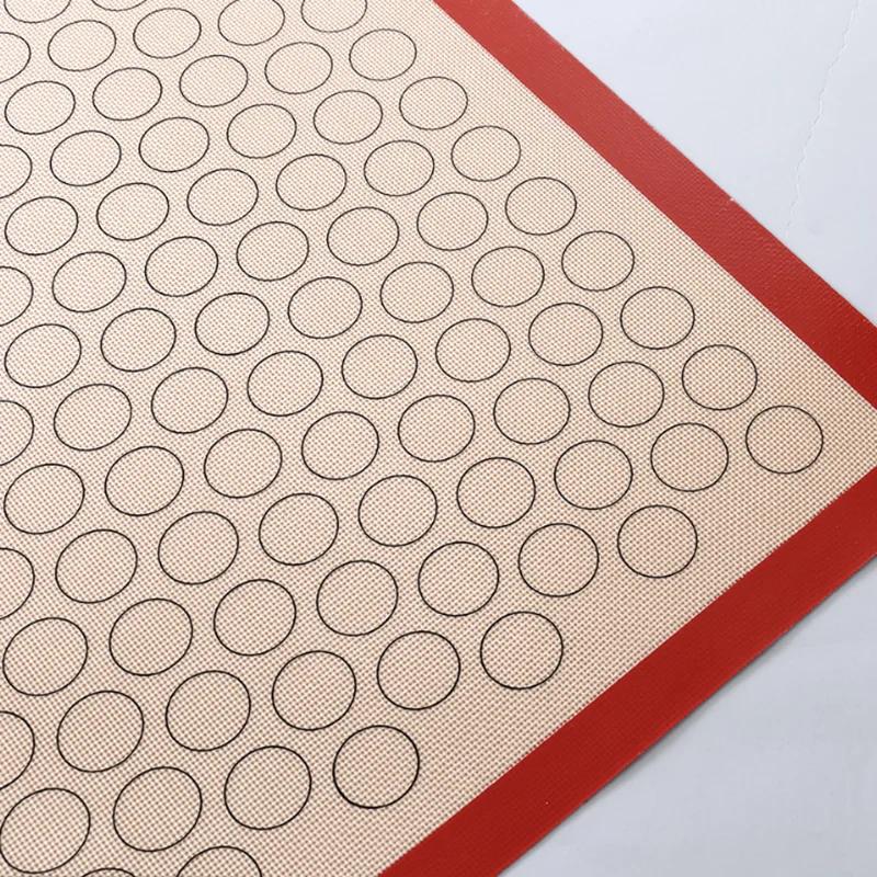 Silicone Macaron Baking Mat, Non-Stick Silicon Liner for Bake Pans & Rolling - Macaroon/Pastry/Cookie Making