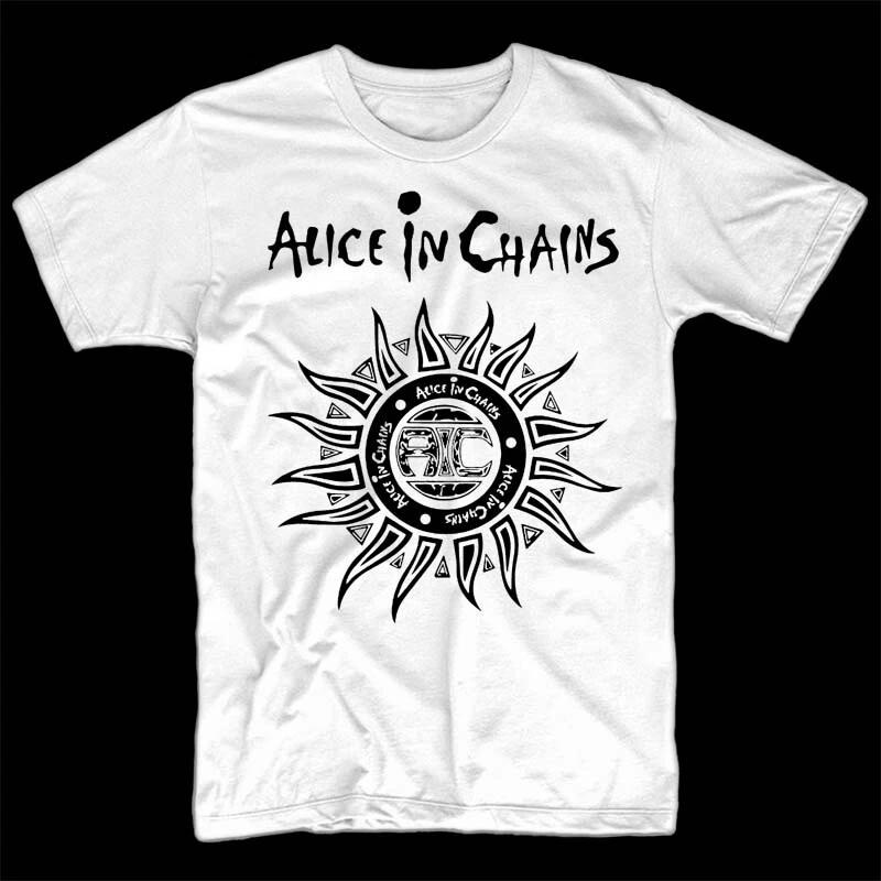 

Alice in Chains LOGO V3 T shirt BLACK WHITE all sizes S-5XL XL