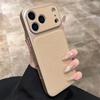 Custodia per Telefono in Silicone Morbido di Lusso con Texture a Buccia di Litchi per iPhone17 Air 13 14 15 16 Pro Max Cover Posteriore con Paraurti