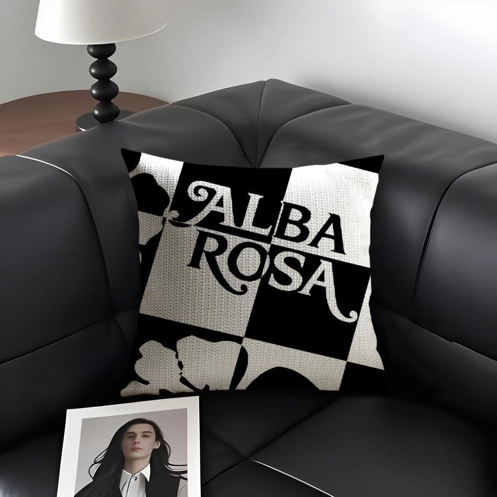 

AALBAR ROSAS Brand Cushion Cover Natural Linen Organic Fabric DoubleSided Printing Sofa Home Decor Gift Pillow Case 30x30cm