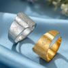 Dawapara Witch Knot and Tetragrammaton Pentagram Ring Double Protection Symbol Adjustable Ring Stainless Steel Wiccan Jewelry