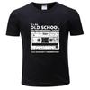 Cotton Tshirt for Boys Fashion Brand T Shirt Mens Loose Cassette Tape Pencil Boombox Headphones Mixtape Old School Dj Deejay Tee