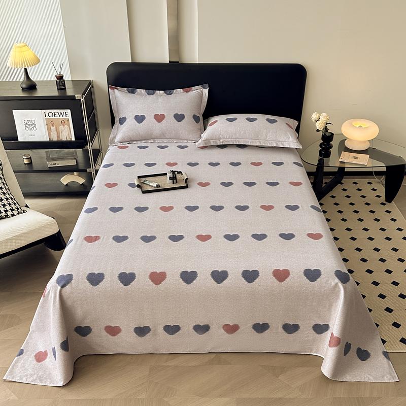 Vintage Style Floral Pattern 100% Cotton Bed Sheet Set Dark Color Flowers Luxurious Bedspread with Pillowcases Queen Bedding Set