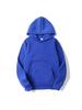 Cross2024 Men's Solid Color Korean Style Loose Hooded Pullover Sweatshirt - Spring & Autumn Trend