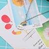 2Pcs/set Beauty Color Rainbow Pendant Choker Necklace Gift For Friends Letter Friendship Jewelry Necklaces